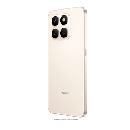 Celular 400 Smart Honor 8GB + 256GB pantalla 6.7", color Desert Gold, Dual Card