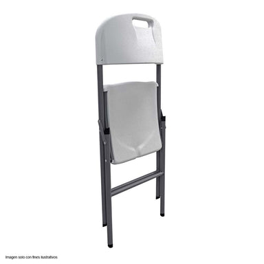 Silla Plástica plegable SCH901.A marco de acero revestido