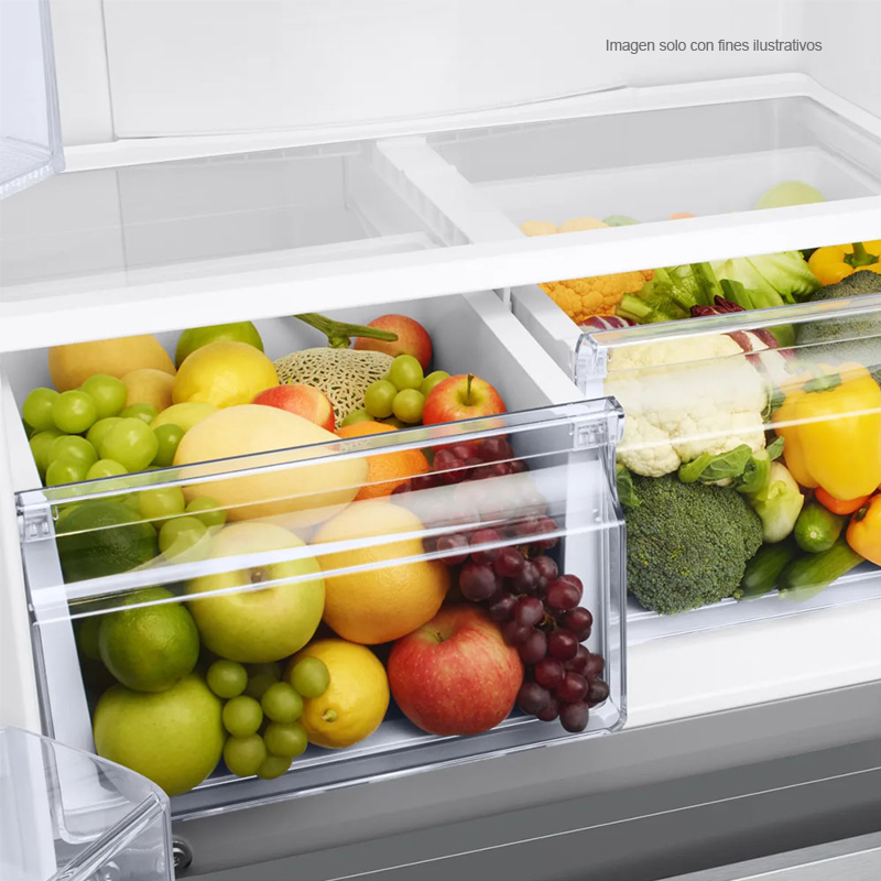 Refrigeradora18pc French Door RF18A5104SR/ED Samsung Tecnología Digital Inverter, color acero inoxidable