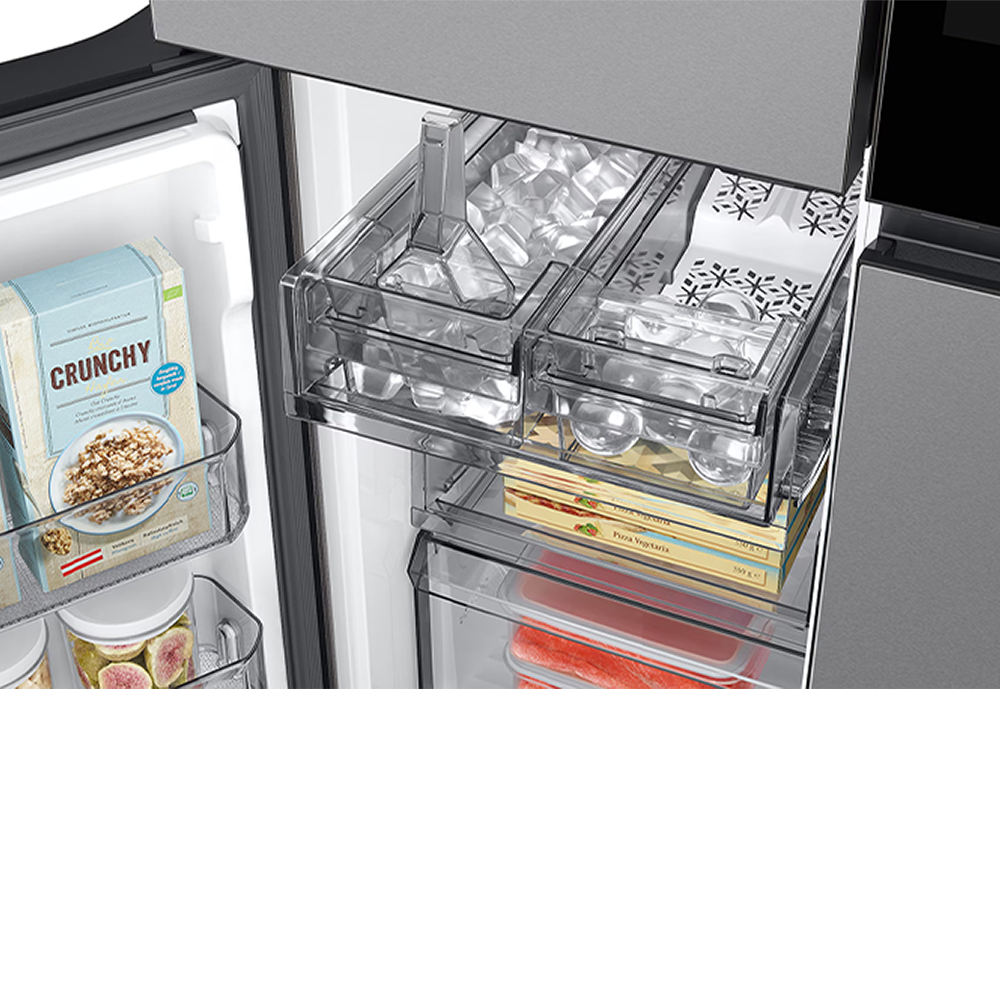 Refrigeradora 29pc French Door RF29DB9950QDED Samsung Bespoke con pantalla de 32
