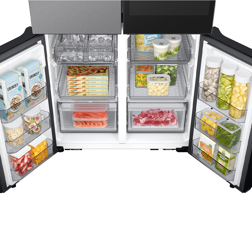 Refrigeradora 29pc French Door RF29DB9950QDED Samsung Bespoke con pantalla de 32