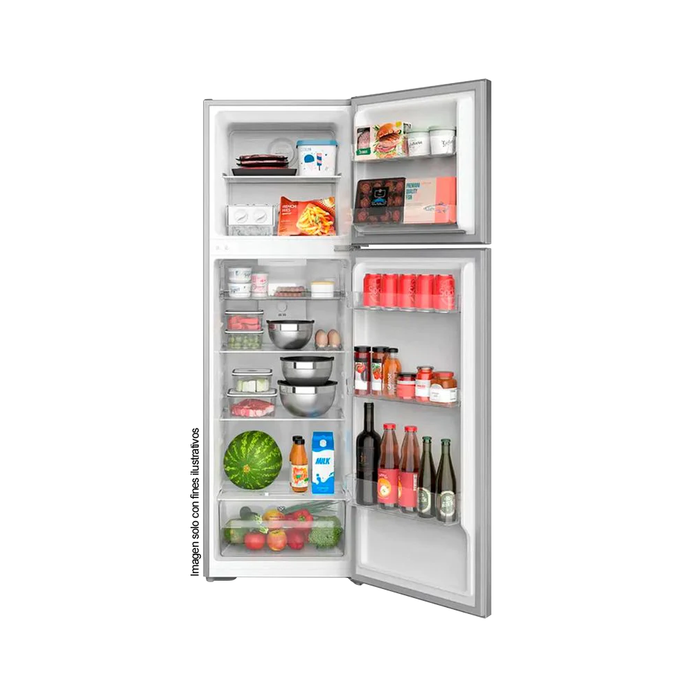 Refrigeradora inverter 8.7pc Top Mount FRT09F3N4AS Frigidaire color silver