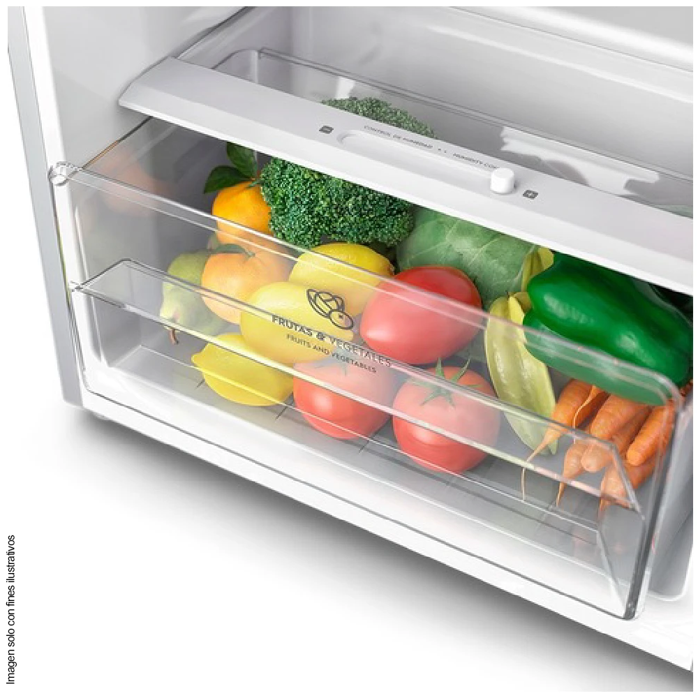 Refrigeradora inverter 8.7pc Top Mount FRT09F3N4AS Frigidaire color silver