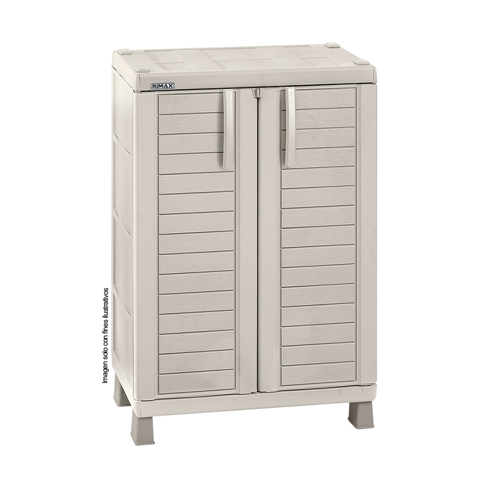 Armario mediano Barú Taupe 9290-XP, ideal para exterior como interior