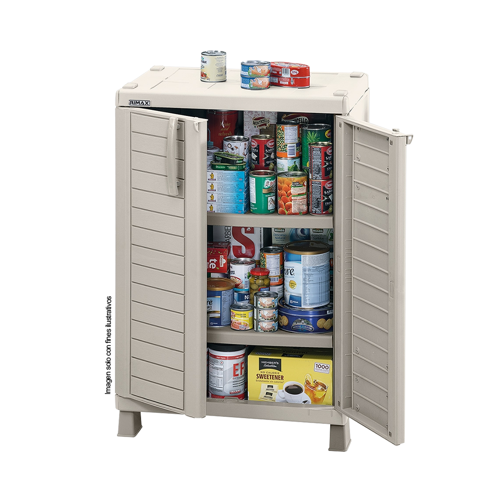 Armario mediano Barú Taupe 9290-XP, ideal para exterior como interior