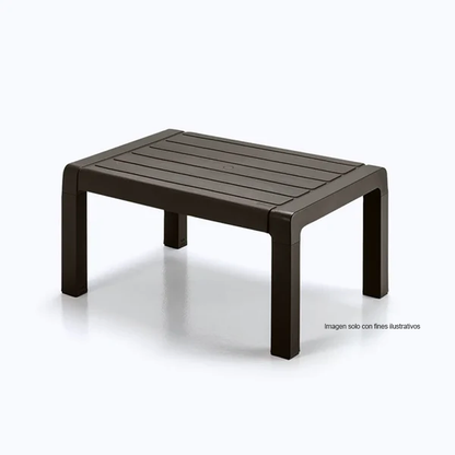 Set balconero 14252-XP, 2 sillas + mesa de centro Barú, color wengue.