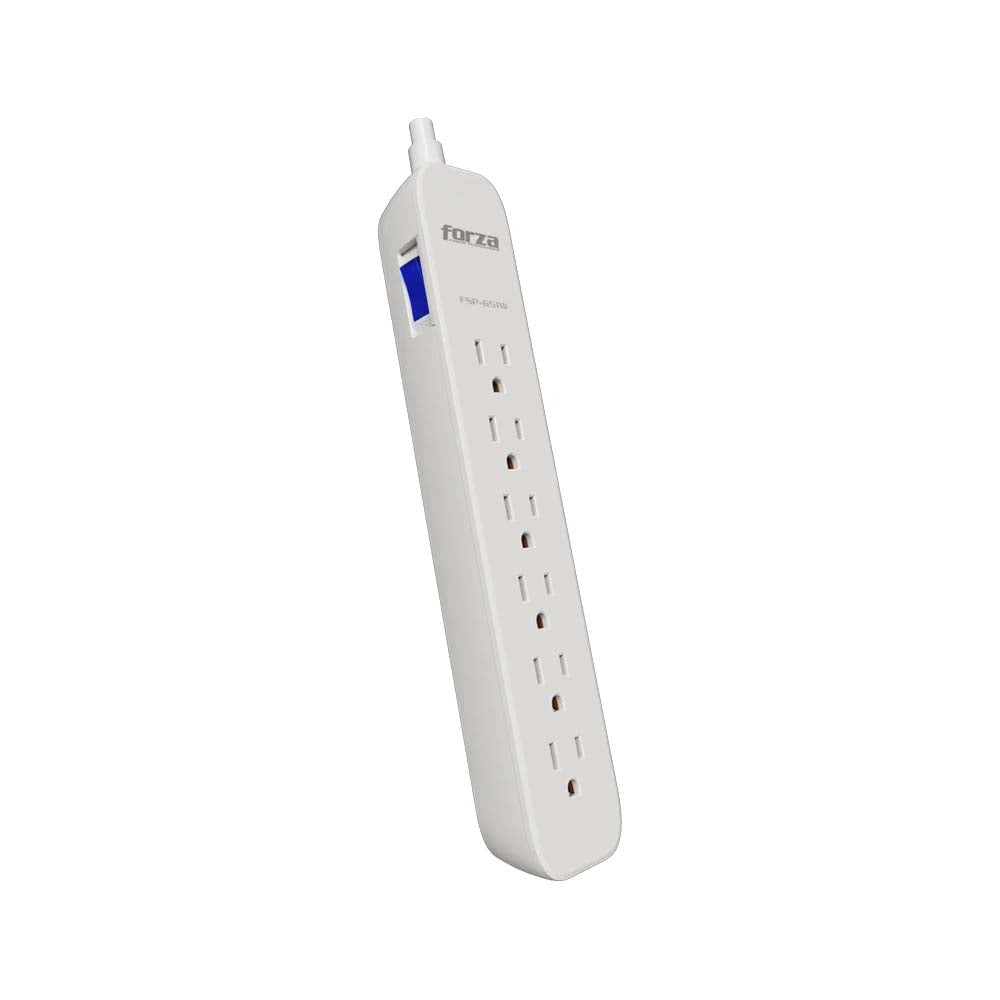 Regleta protectora de tensión FSP-651W Forza  SP 110V 500JOULES