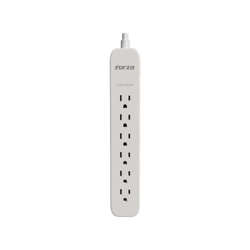 Regleta protectora de tensión FSP-651W Forza  SP 110V 500JOULES