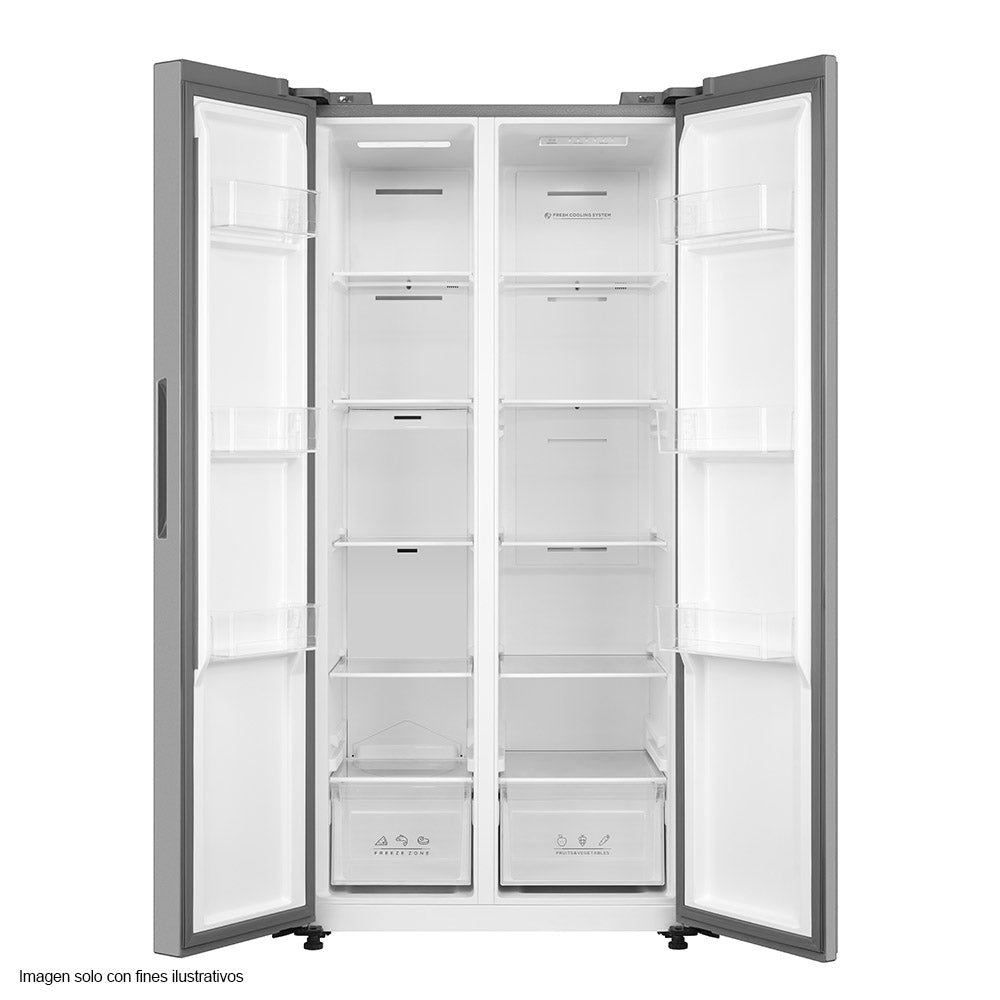 Refrigeradora Dual Inverter 16pc RF-NV-SB-469LSS Mystic No frost clor silver