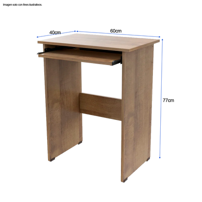 Mesa de cómputo MC6420 color amaretto