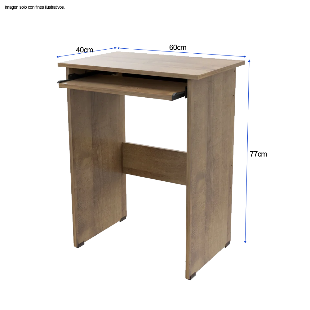 Mesa de cómputo MC6420 color amaretto