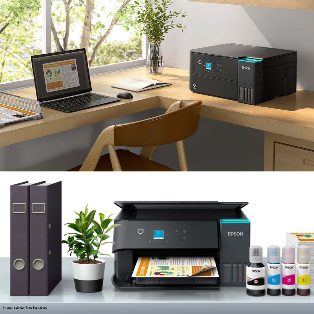 Impresora Multifuncional A4 L4360 Epson C11CL41301 Imprime | Copia | Escanea Wi-Fi | Duplex EcoTank
