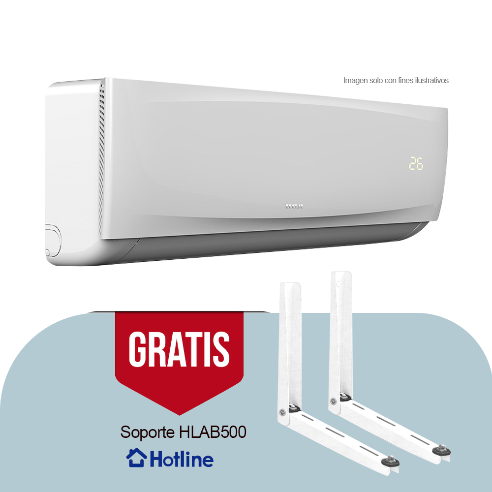 Aire acondicionado 18000 BTU RCSA182INV RCA + Soporte HLAB500 Hotline