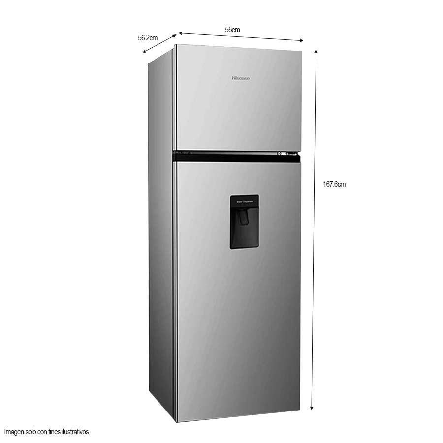 Refrigeradora Top Mount 9pc RT1N250NMD Hisense