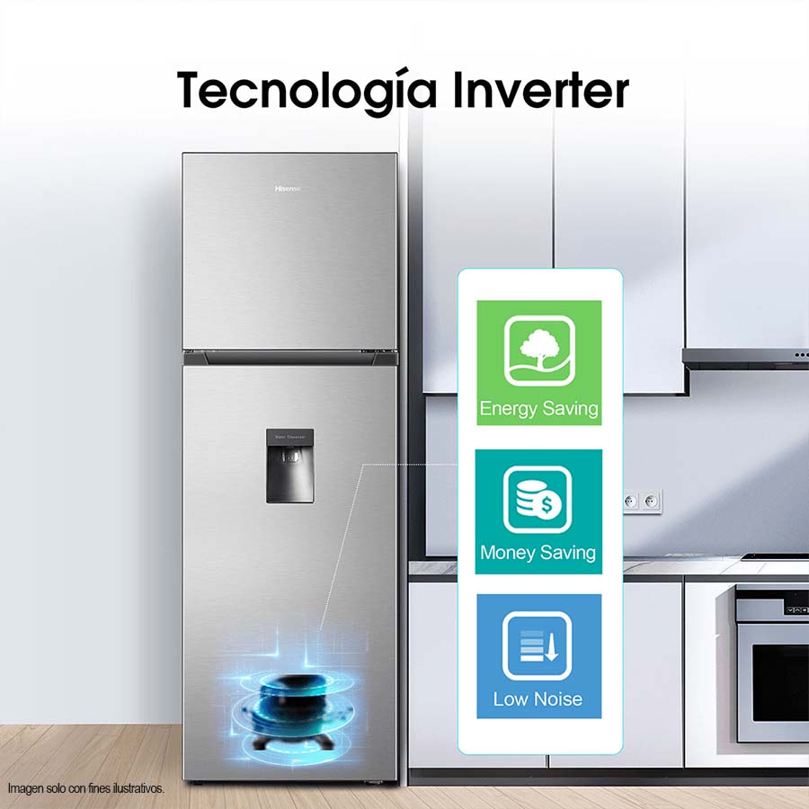 Refrigeradora Top Mount 9pc RT1N250NMD Hisense