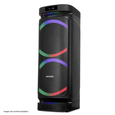 Bocina parlante activa MY-PAR779 Mystic potencia de 90W RMS Woofer 10" x 2.