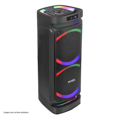 Bocina parlante activa MY-PAR779 Mystic potencia de 90W RMS Woofer 10" x 2.