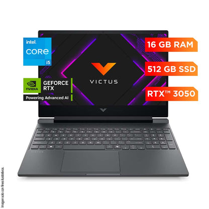 Laptop VICTUS 15-fa2014la HP, 15.6" FHD, Core i5 13420H 16Gb 512GB