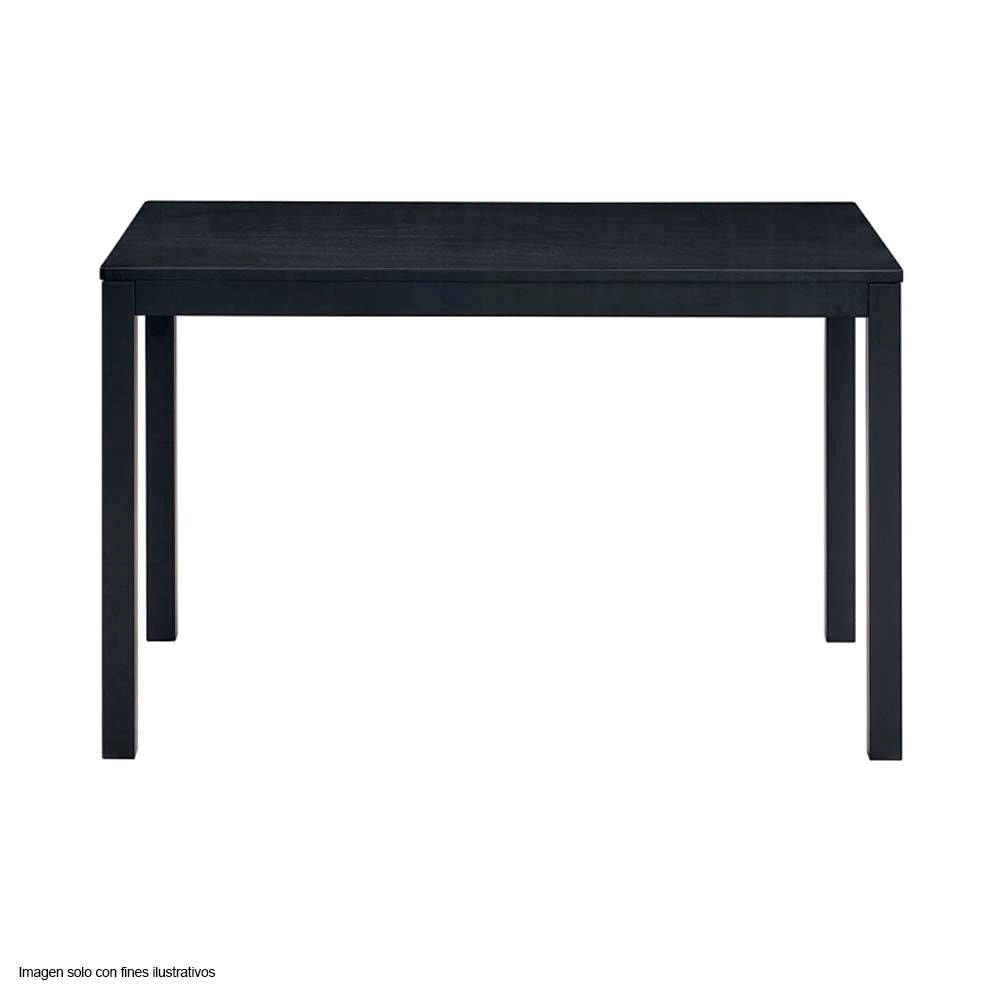 Mesa de comedor 4 puestos + silla Briar color negro