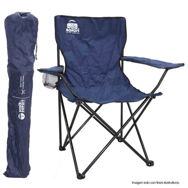 Silla plegable WS-5-005 color azul Walk Sfari