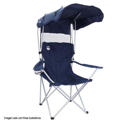 Silla plegable con techo WS-6-010 Walk Safari color azul