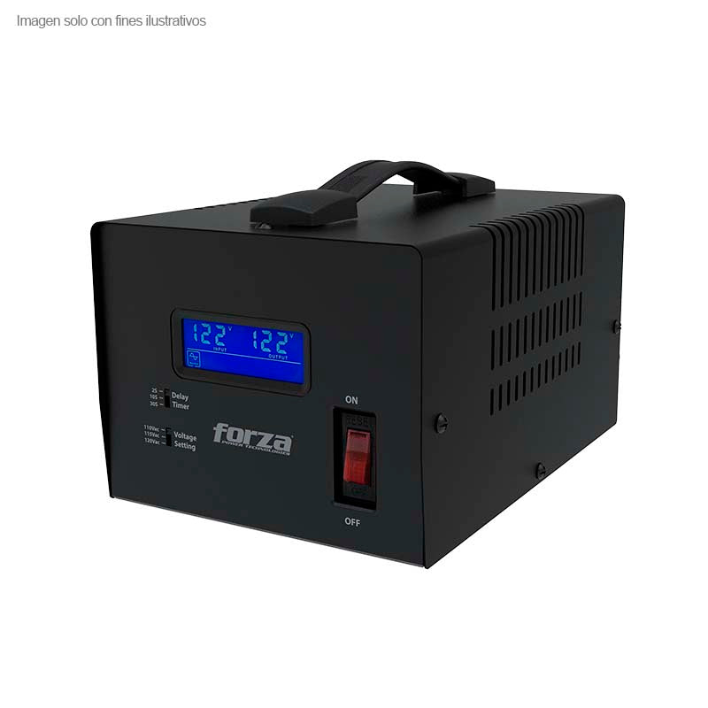 Regulador de voltaje FVR-3601 Forza, 3600VA/1800W 115V 4-NEMA 50/60HZ