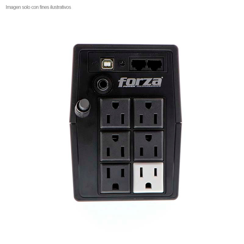 UPS Smart SL-801UL, Forza  800VA/480W 120V 6-NEMA RJ45/11