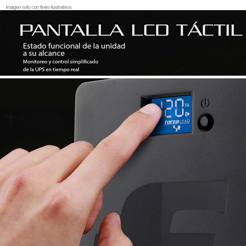 UPS Smart SL-801UL, Forza  800VA/480W 120V 6-NEMA RJ45/11