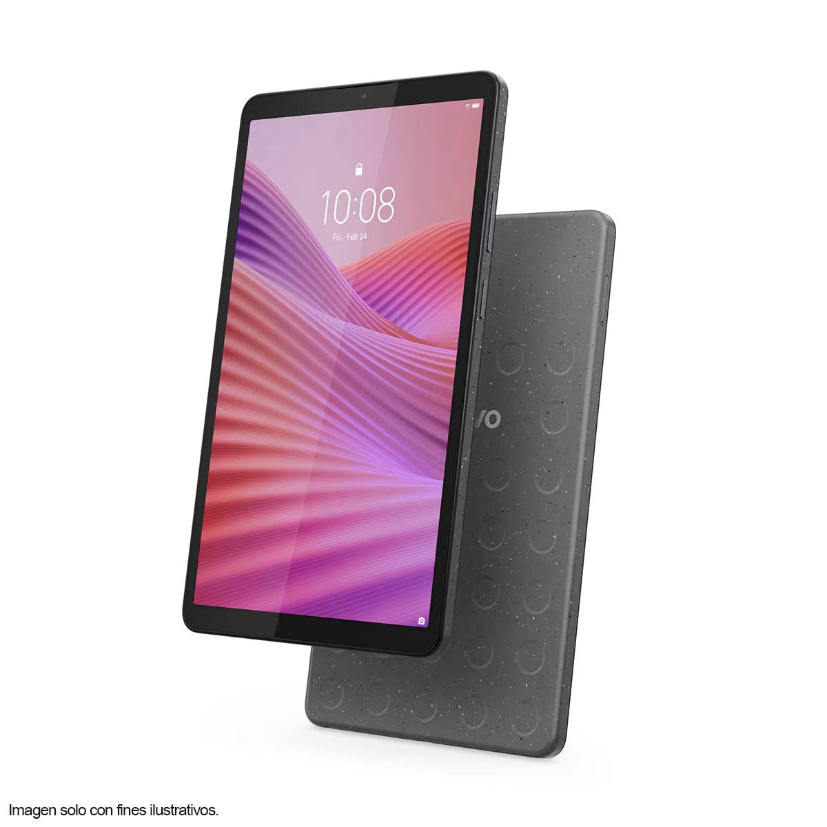 Tab One 8.7" Lenovo HD 4GB LTE Wi-Fi MediaTek Helio 128GB Luna Grey, Android 14 + Folio Case