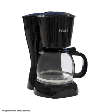 Cafetera 12 tazas CM02 color negro (1.2L) Home power