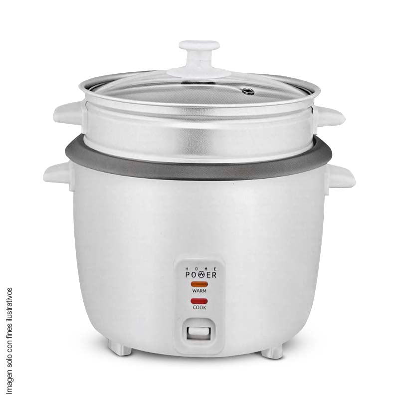 Olla arrocera eléctrica HT-18A Capacidad 1,8 litros Home Power con vaporizador