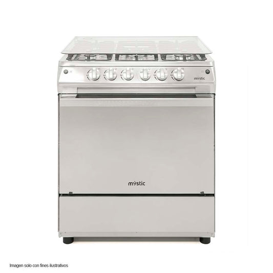 Estufa a gas de 30" MY-ST5QZ850-PHEL-SS Esmeralda Mystic 5 quemadores encendido eléctrico
