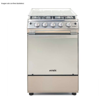 Estufa a gas de 24" Modelo Esmeralda MY-ST4QZ936-PHEL-SS Mystic 4 quemadores