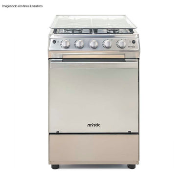 Estufa a gas de 24" Modelo Esmeralda MY-ST4QZ936-PHEL-SS Mystic 4 quemadores