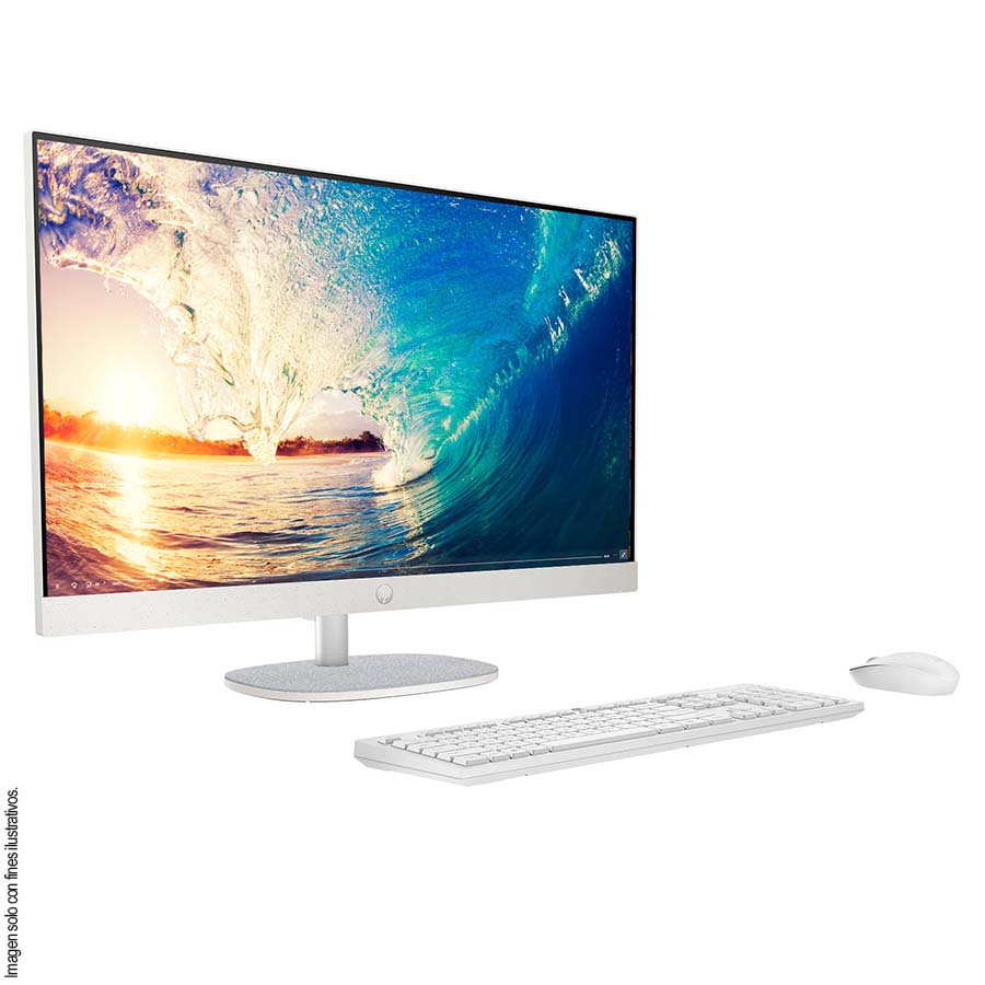 All in One HP 27-CR0275LA Pantalla 27” FHD, Ryzen 7-7730U 16GB 512GB Windows 11