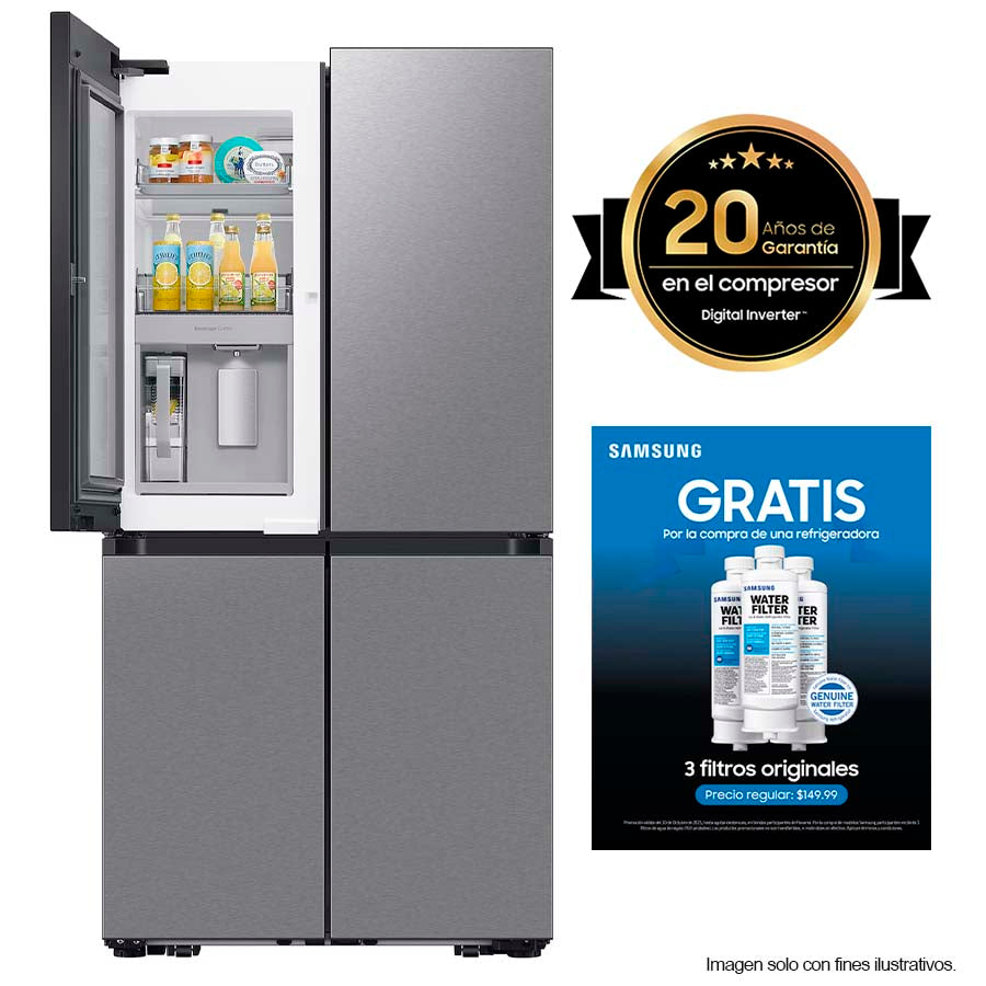 Combo de refrigeradora 23pc RF23DB9650QLAP + 3 HAF-QIN/EXP Samsung
