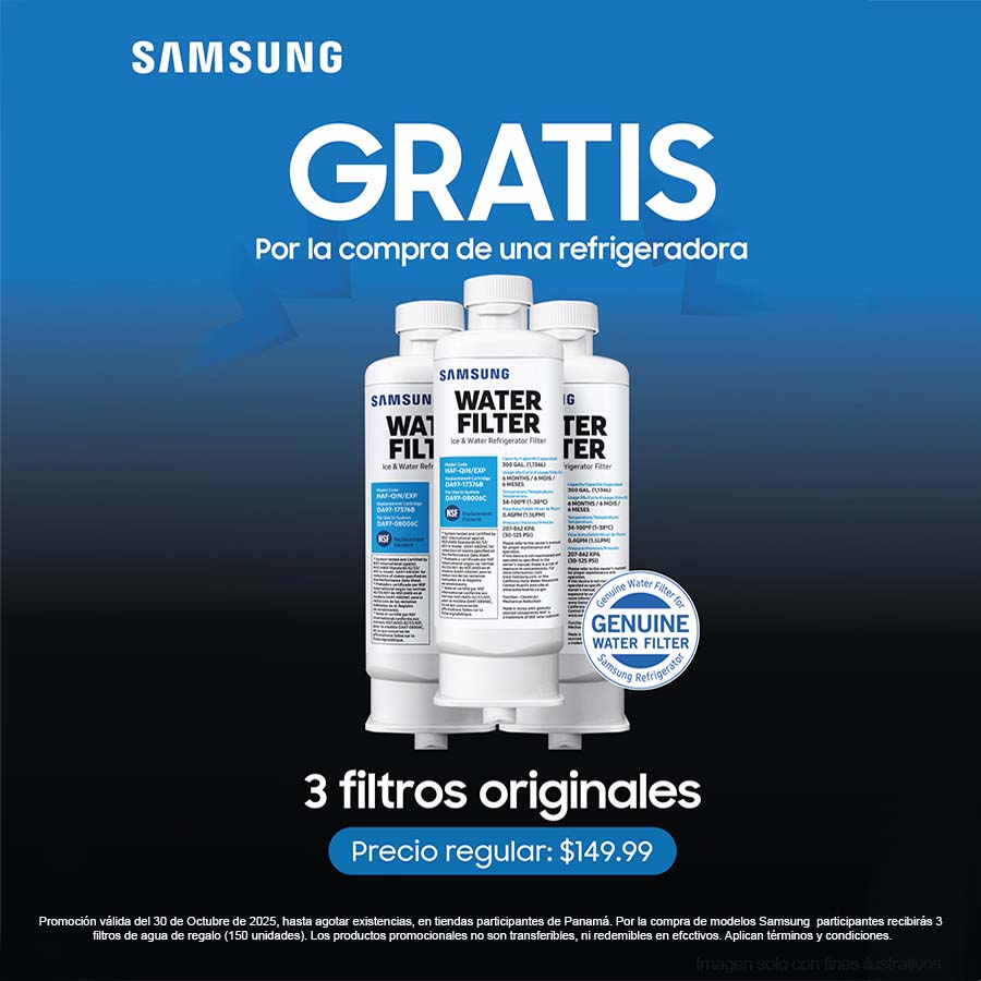 Combo de refrigerador 23pc RM90F66C1WAP + 3 HAF-QIN/EXP Samsung