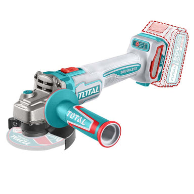 Flexible esmeriladora 4 1/2" inalámbrica UTAGLI2211531Total. 20V, 1200