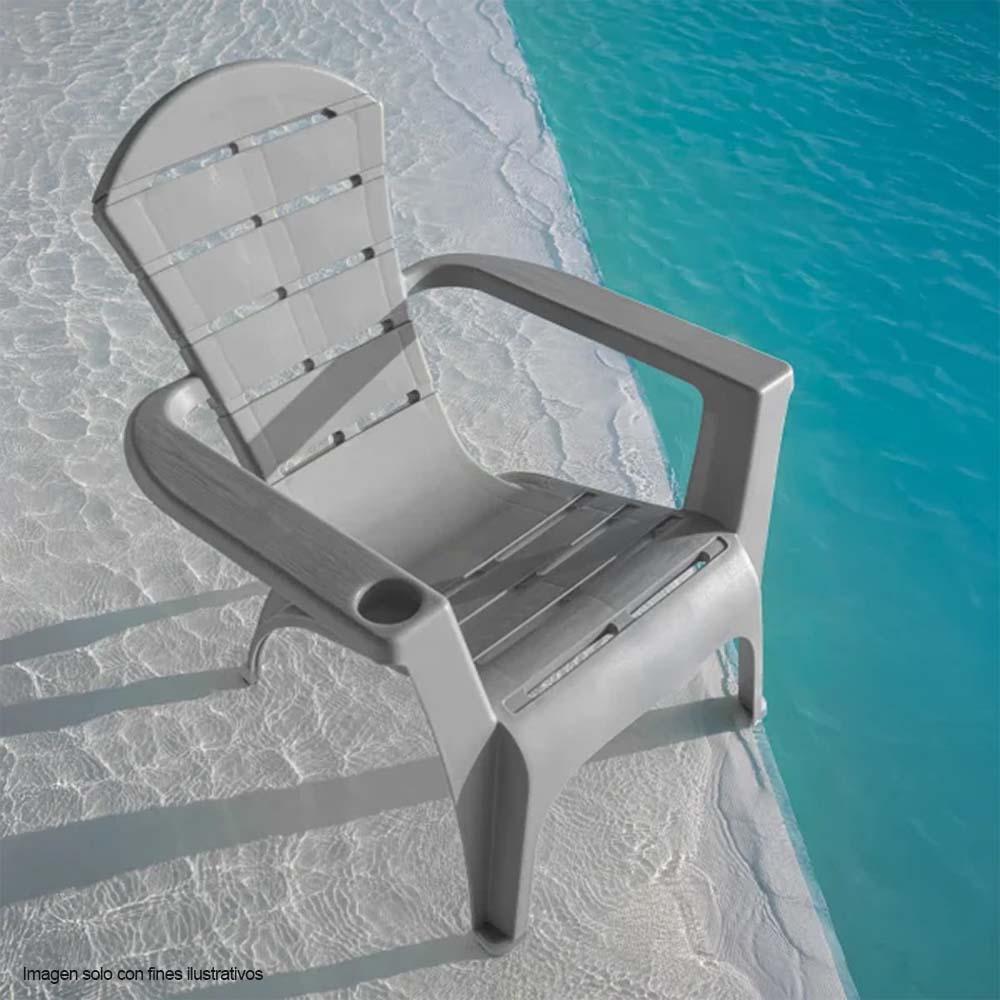 Silla playera Montana 703-SIL color silver