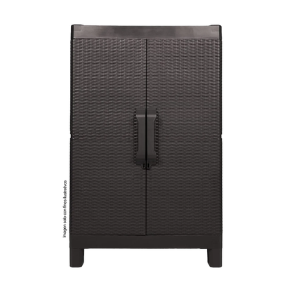Armario Medium 706-WEN Capri color Gengue, ideal para exterior como interior