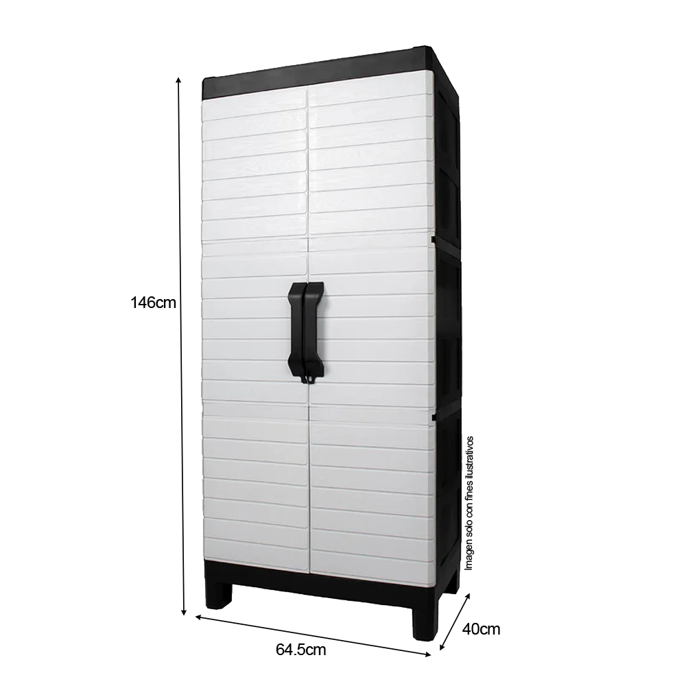 Armario Montana Large 712-GRI color gris