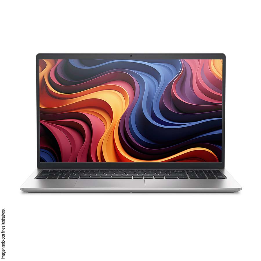 Laptop Dell DC15255 pantalla 15.6" color plata Ryzen 5 7520U 8GB 512GB Windows 11