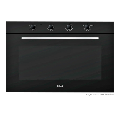 Horno empotrable 90 Gas Grill NORTEAMERICA 90 Drija,  Dual true convección, capacidad 135 litros