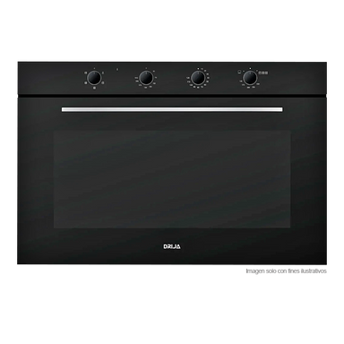 Horno empotrable 90 Gas Grill NORTEAMERICA 90 Drija,  Dual true convección, capacidad 135 litros