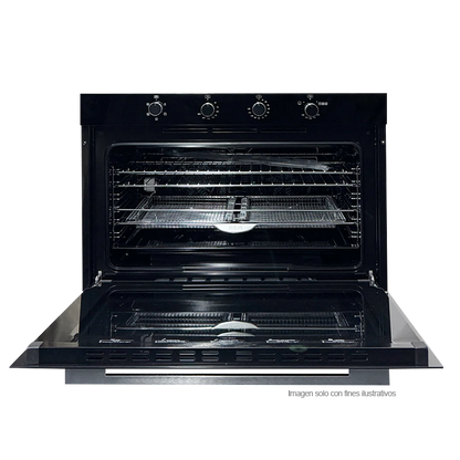 Horno empotrable 90 Gas Grill NORTEAMERICA 90 Drija,  Dual true convección, capacidad 135 litros