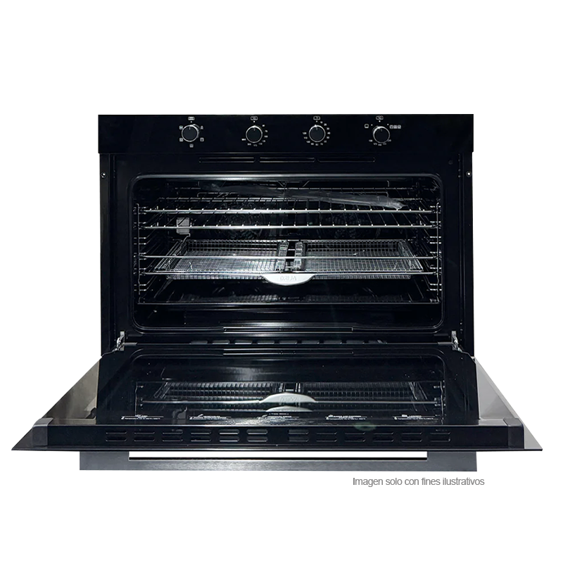Horno empotrable 90 Gas Grill NORTEAMERICA 90 Drija,  Dual true convección, capacidad 135 litros