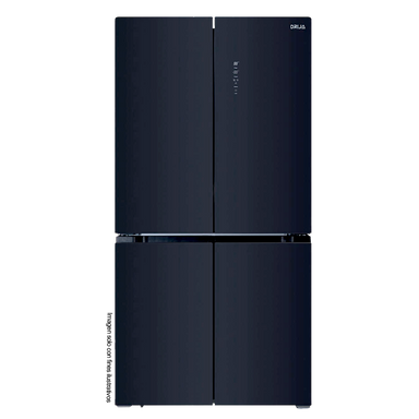 Refrigeradora y congelador Black 19D4P 19pc, 4 puertas, French Door acabado frontal espejo negro.