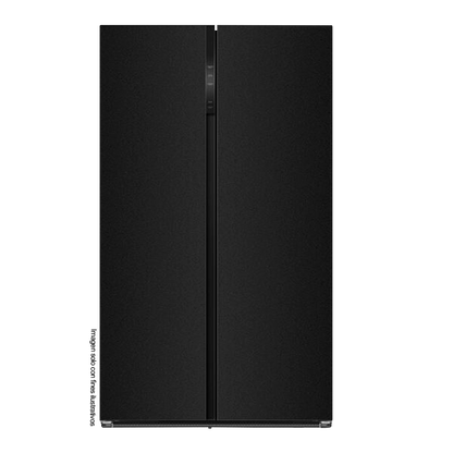 Refrigeradora y congelador Drija BLACK-23, 23pc Drija, puertas acabado vidrio templado | espejo negro