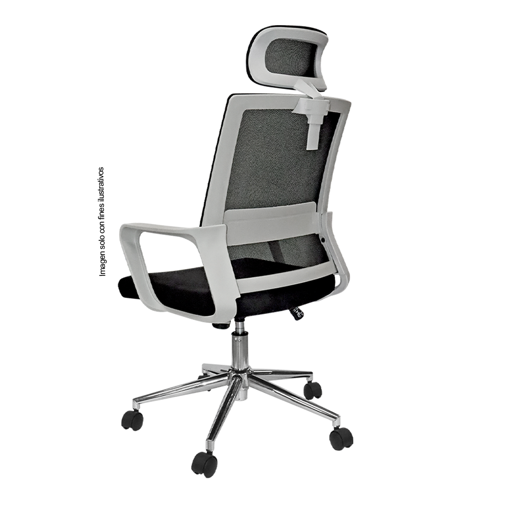 Silla de oficina 853-6552HN color tela negro