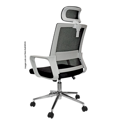 Silla de oficina 853-6552HN color tela negro